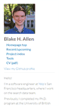 Mobile Screenshot of bhallen.com